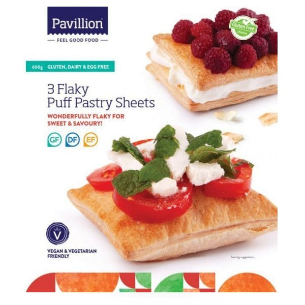 Pavillion Flaky Pastry Sheets 3 Pack 600g