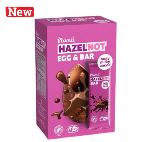 Plamil Hazelnot Egg & Bar 125g