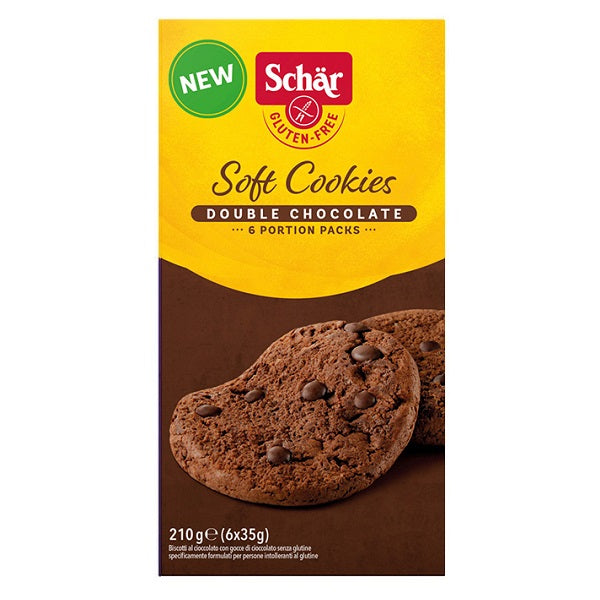 Schar Soft Double Chocolate Cookies 210g