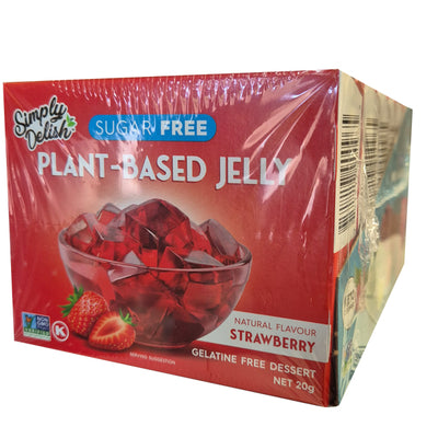 Simply Delish - Jelly - Strawberry 6 x 20g