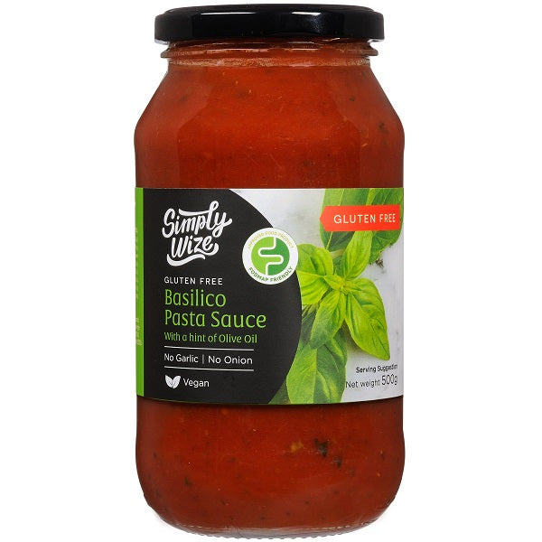 Simply Wize Sauce - FODMAP Basilico 500g