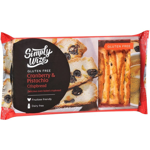 Simply Wize Crispbread Cranberry 120g