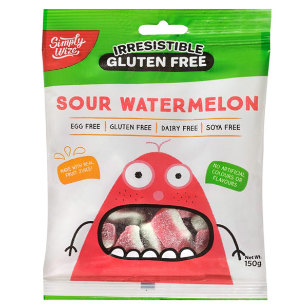 Simply Wize - Irresistible Sour Watermelons 150g
