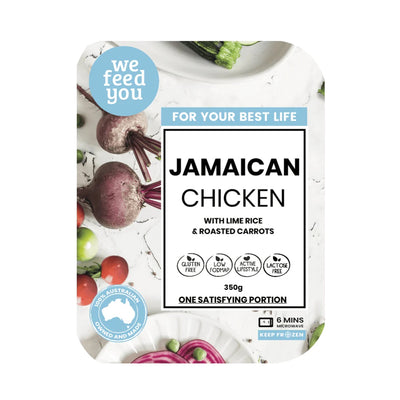 We Feed You - Jamaican Chicken w Lime & Roasted Carrots 400g