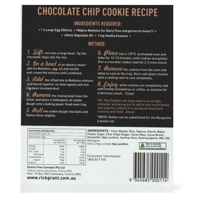 Rick Grants Mix Choc Chip Cookie 420g