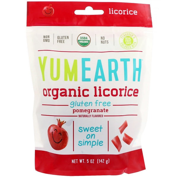 Yum Earth Organic Licorice - Pomegranate 142g