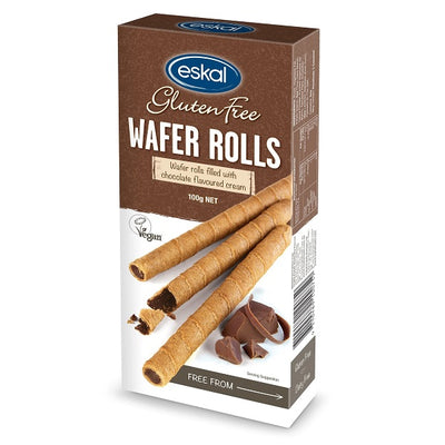 Eskal Wafer Rolls - Chocolate 100g