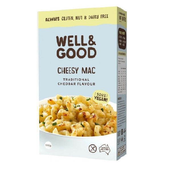 Well and Good  - Cheesy Mac - Cheddar 110g