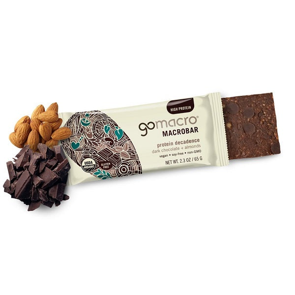 GoMacro - Protein Decadence - Dark Chocolate Almond 65g