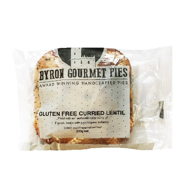 Byron Gourmet GF Pie Curried Lentil 220g