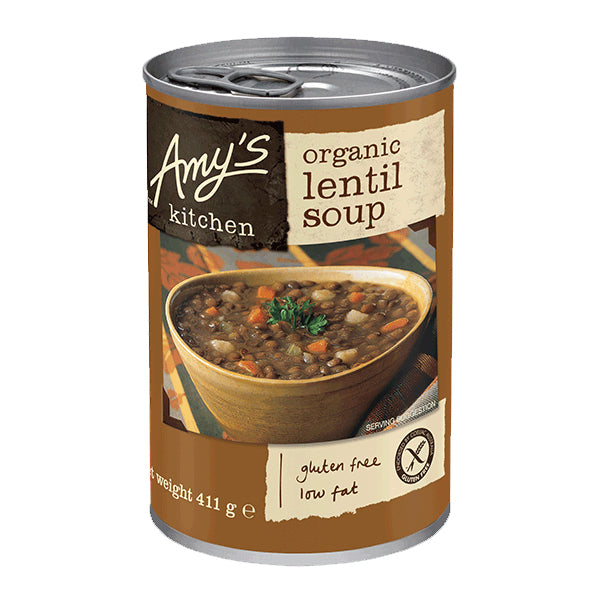 Amys Soups Lentil 411g