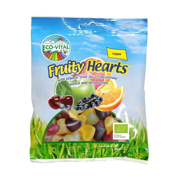 Eco Vital Fruity Hearts 100g