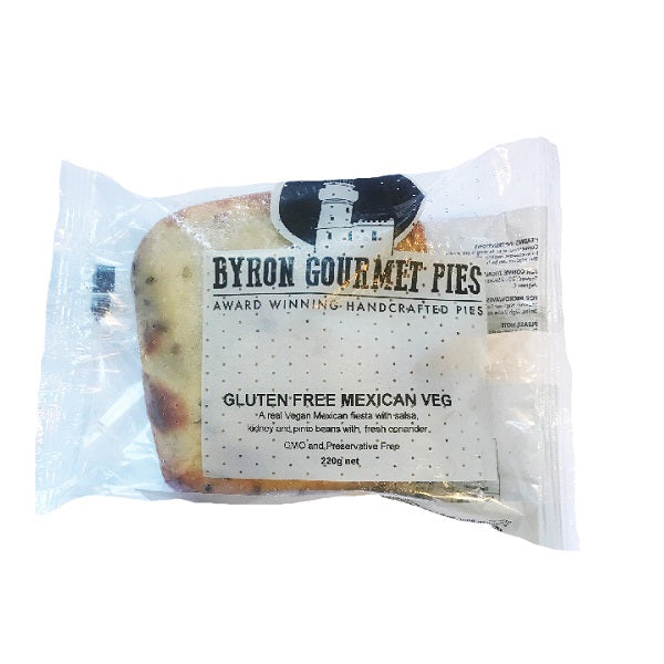Byron Gourmet GF Pie Mexican Veg 220g