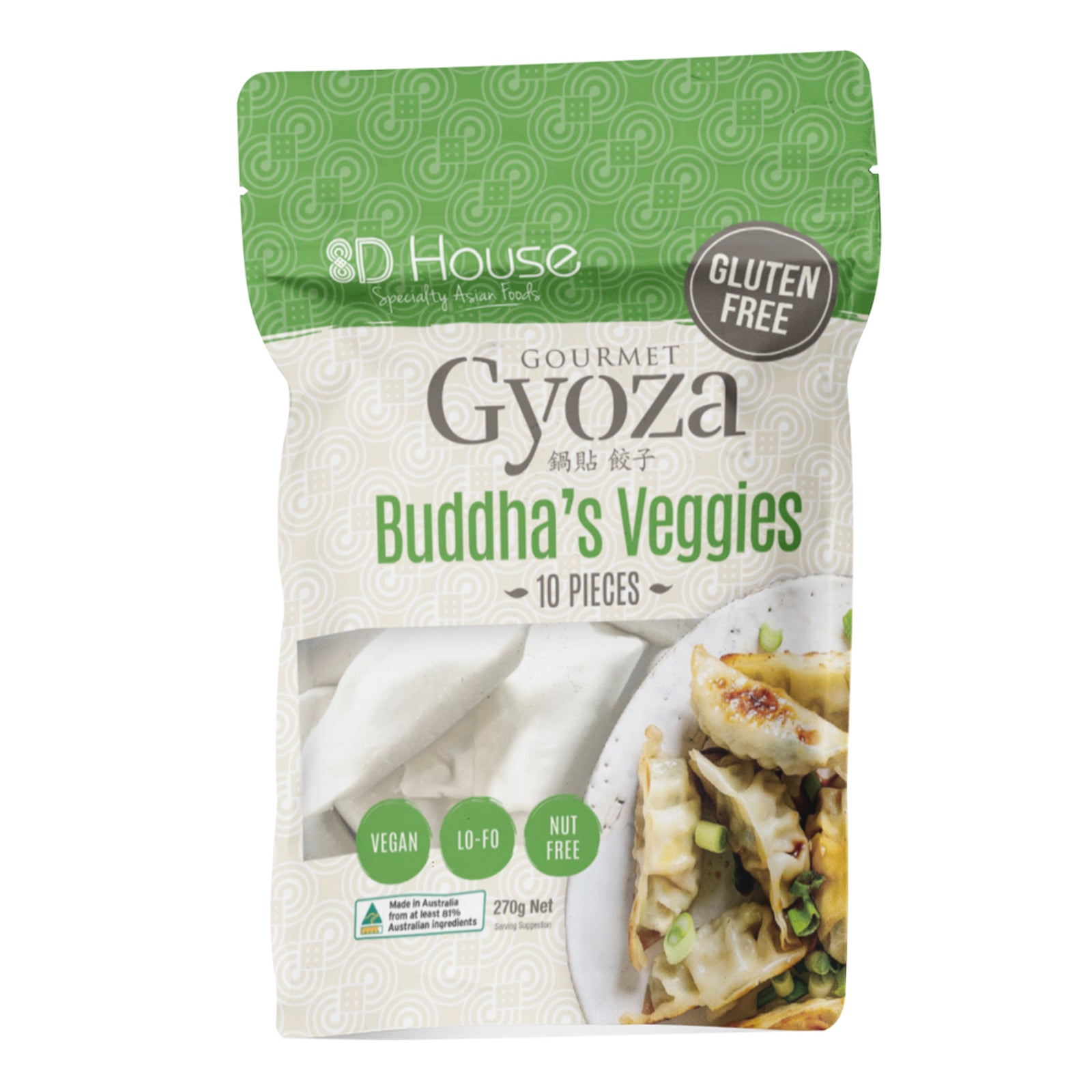 Gourmet Gyozas Buddha Veg 10