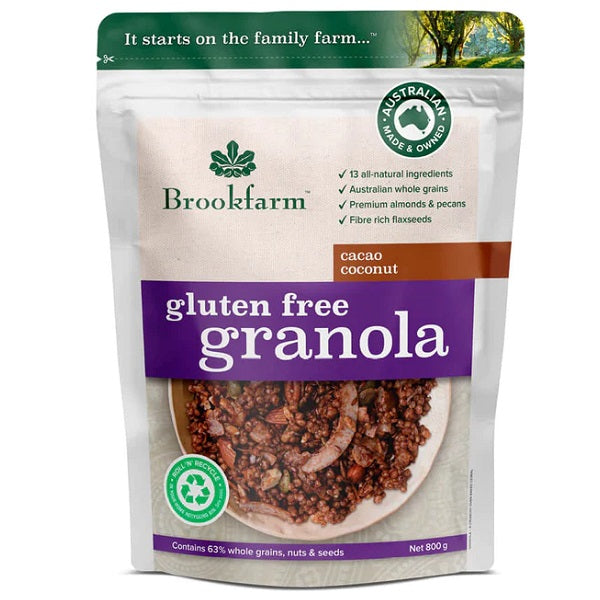 Brookfarm GF Granola Cacao 800g