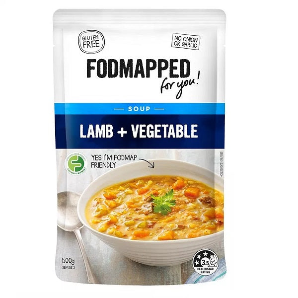 Fodmapped Soup -  Lamb and Vegetable 500ml