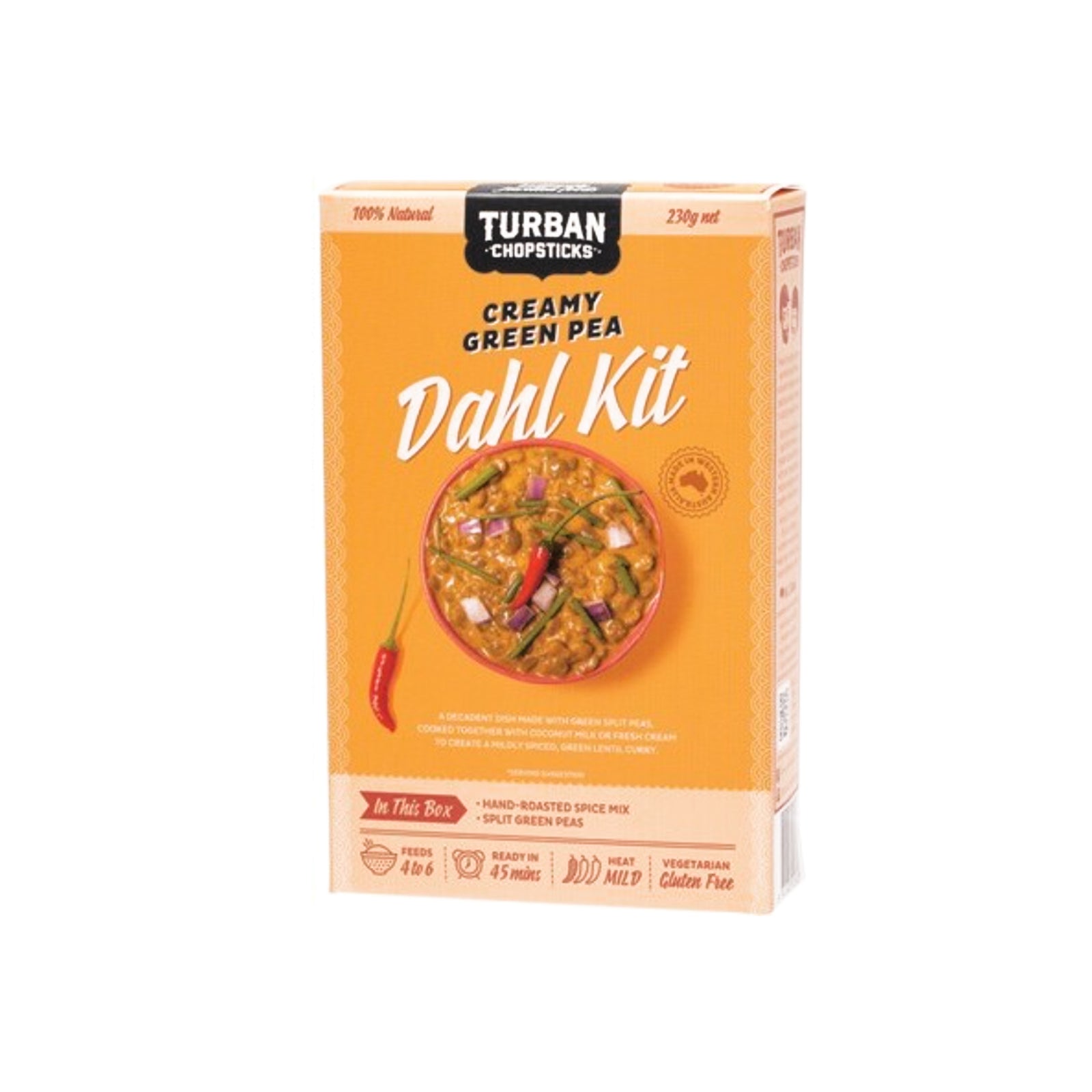 Turban Chopsticks - Dahl - Creamy Green Pea 230g