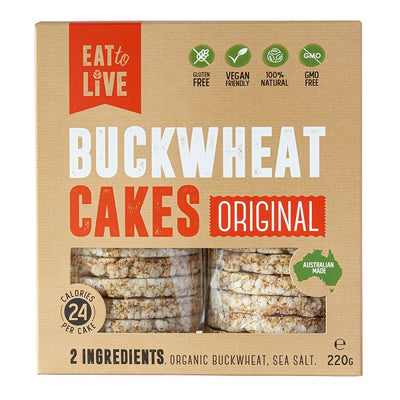 Eat To Live - Buckwheat Cakes - Original 200g