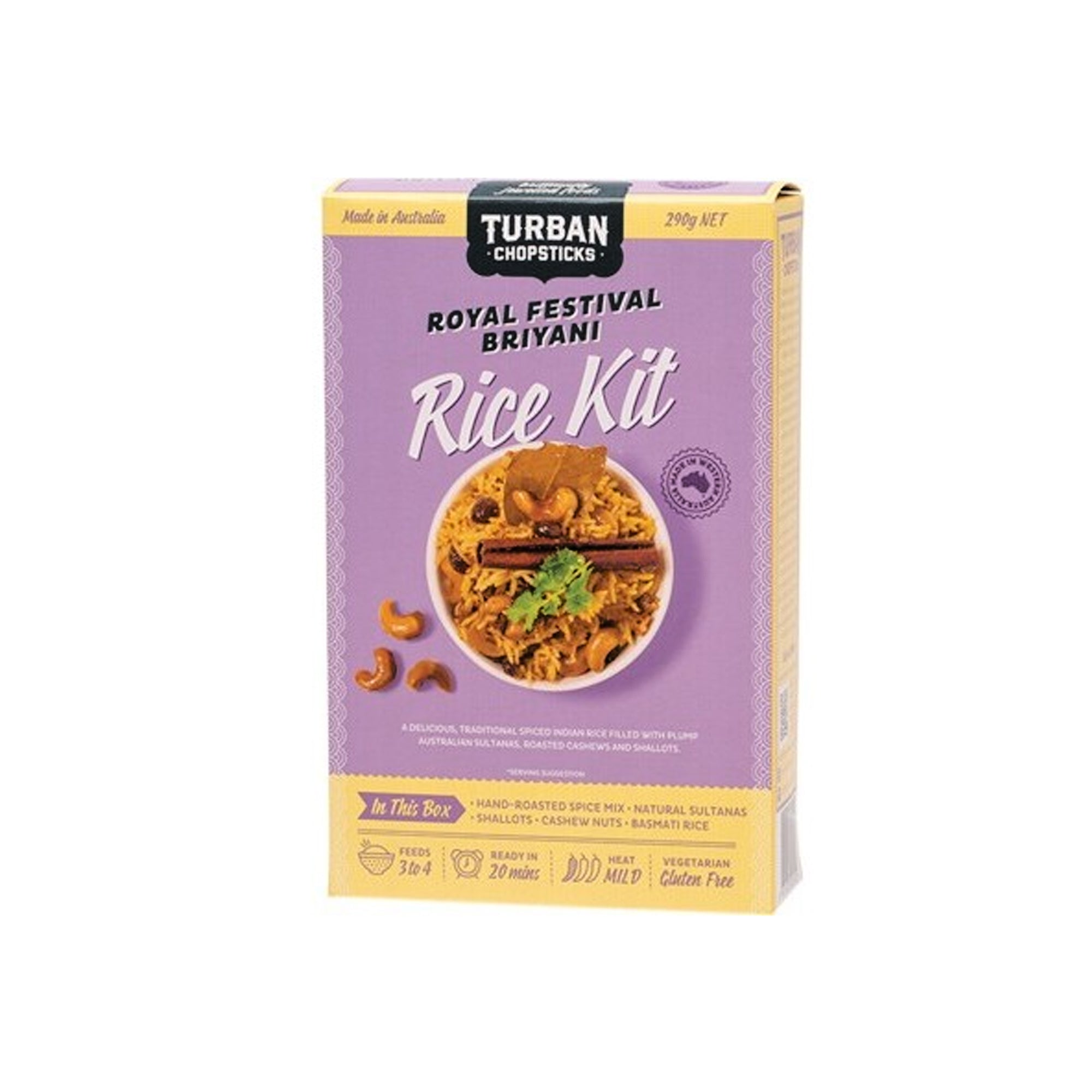 Turban Chopsticks - Rice Kit - Briyani 290g