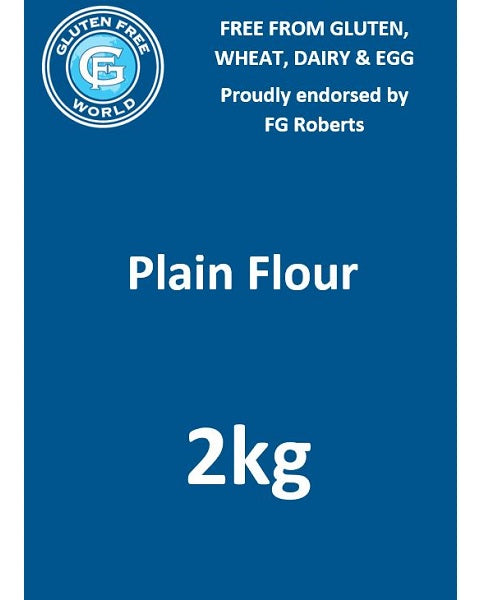 Gluten Free World - Plain Flour 2kg (Formerly F.G.Roberts)
