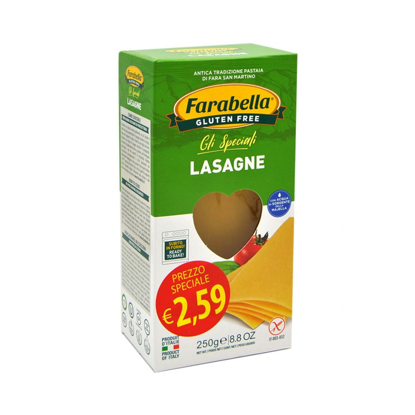 Farabella Lasagne Sheets 250g