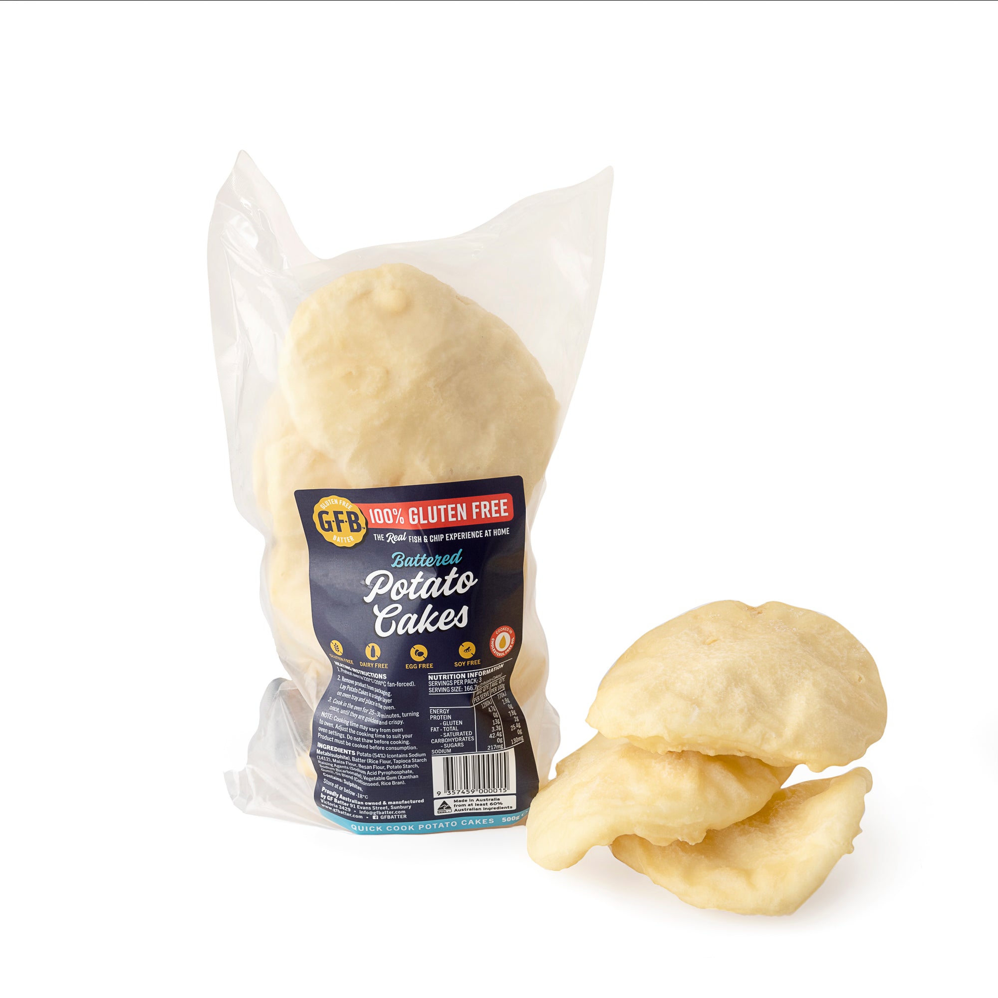 GF Batter - Battered Potato Cakes 6 Pack