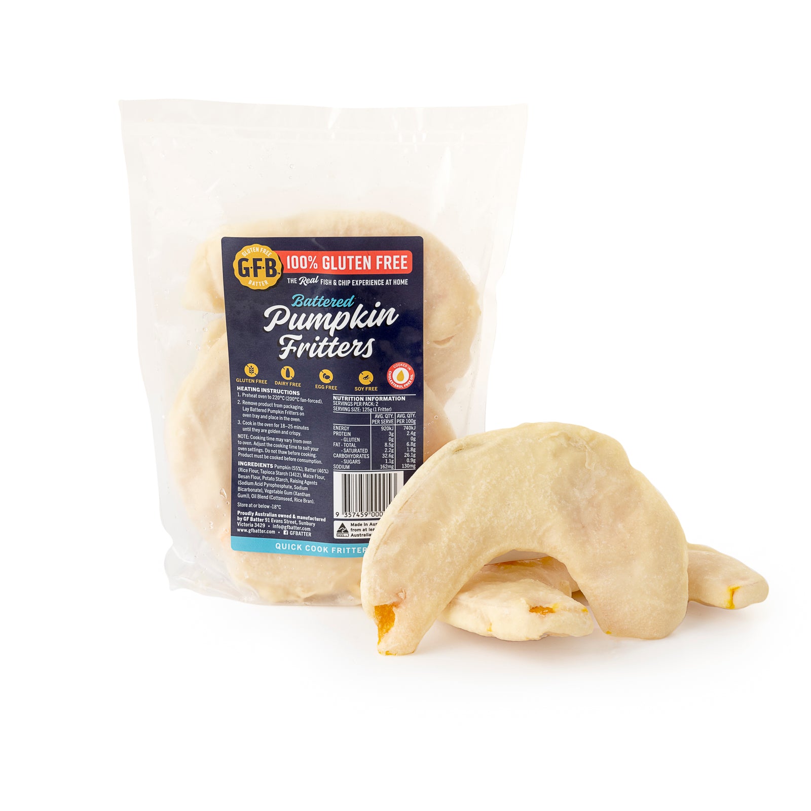 GFB Foods - Battered Pumpkin Fritters 2 Pack