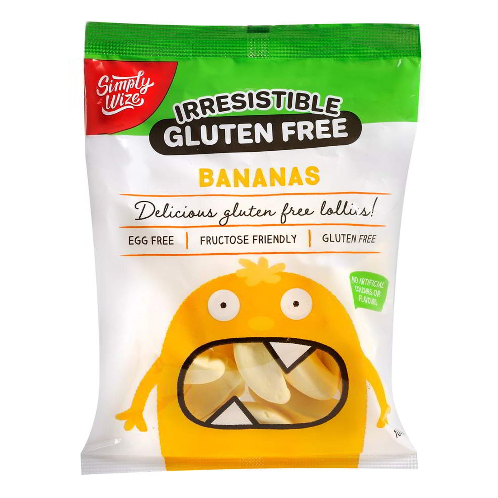 Simply Wize - Irresistible Bananas 100g