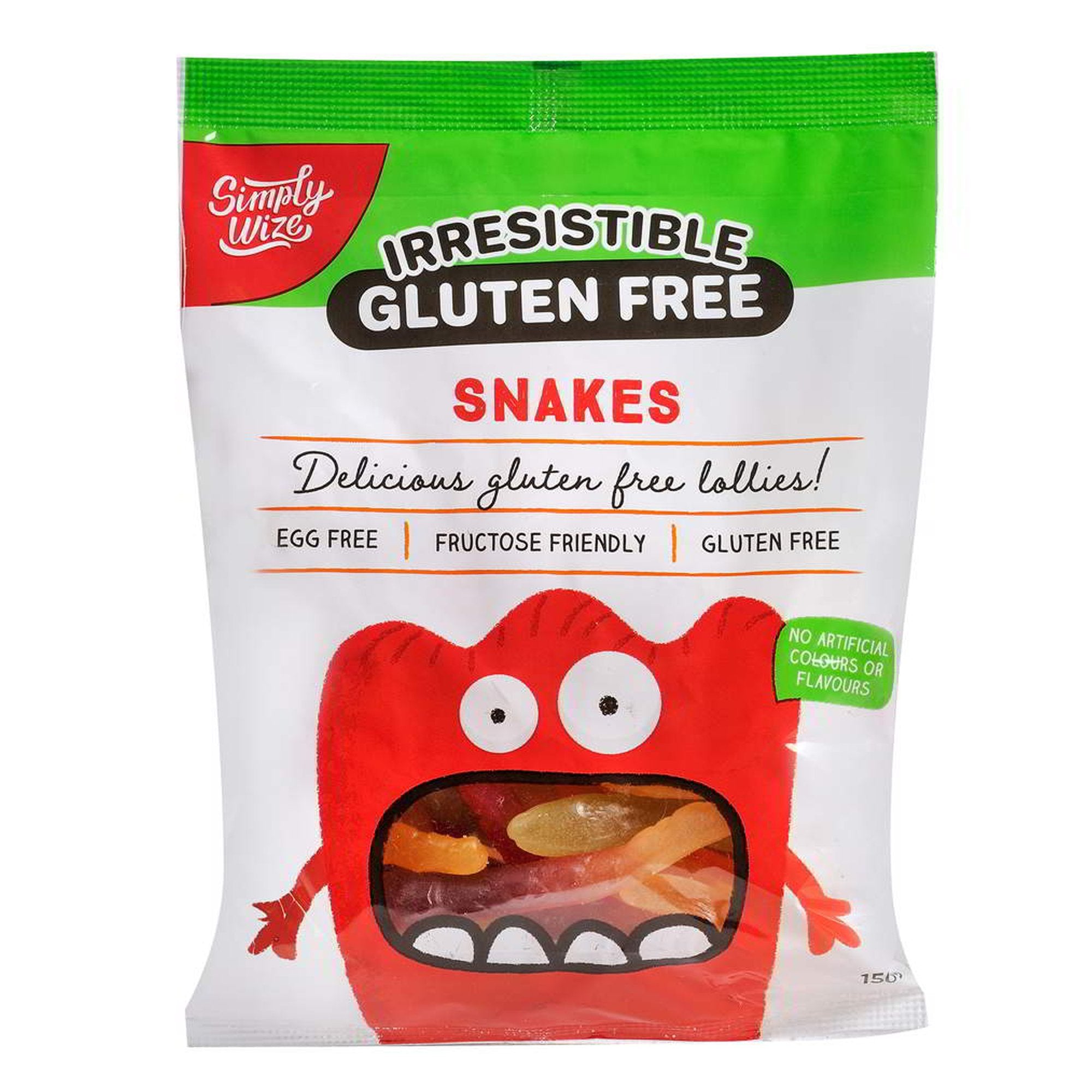 Simply Wize Irresistible Snakes 150g