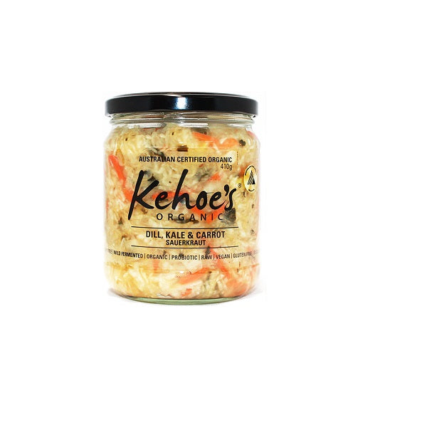 Kehoe's Sauerkraut - Organic - Dill, Kale & Carrot 410g