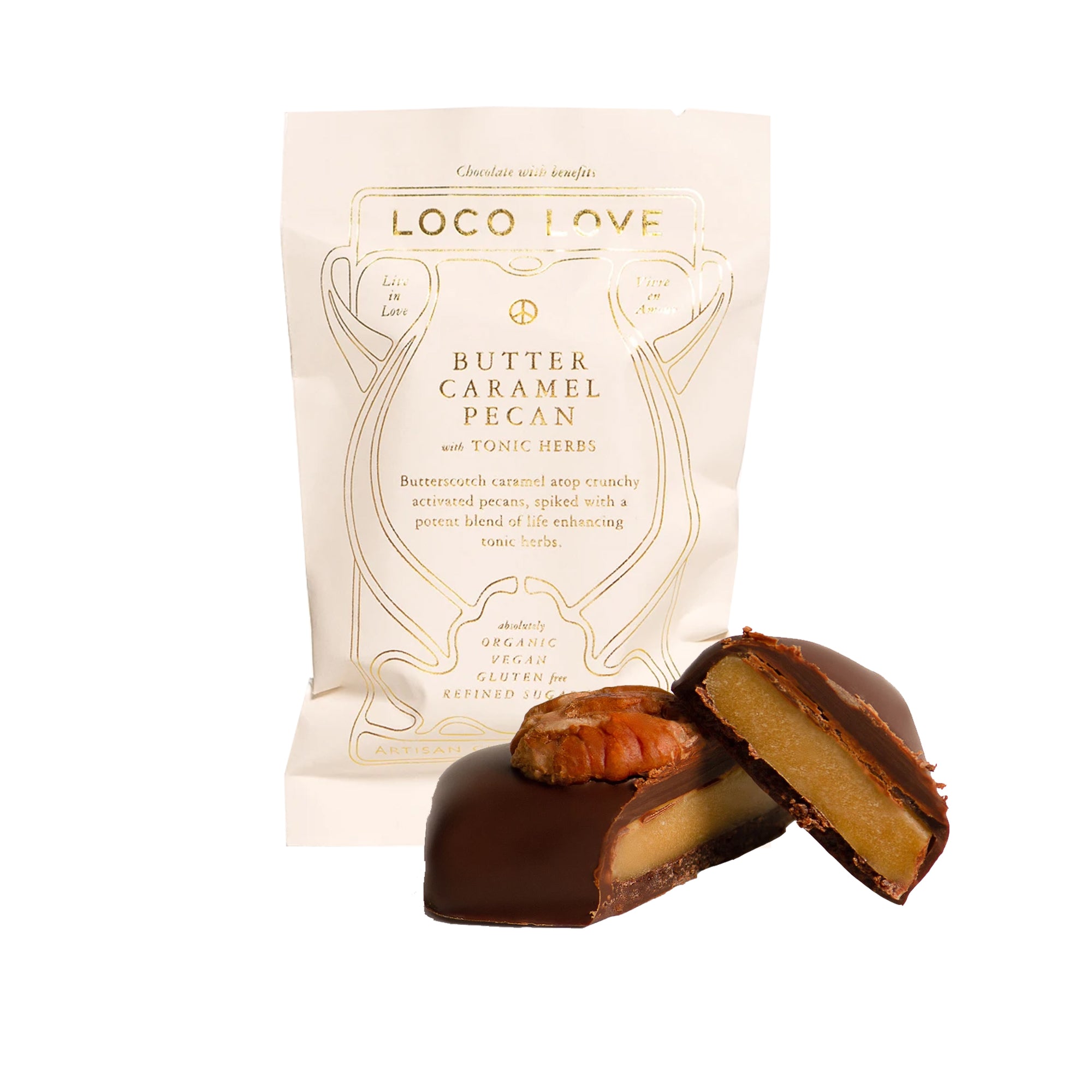 Loco Love - Butter Caramel Pecan with Tonic Herbs 30g