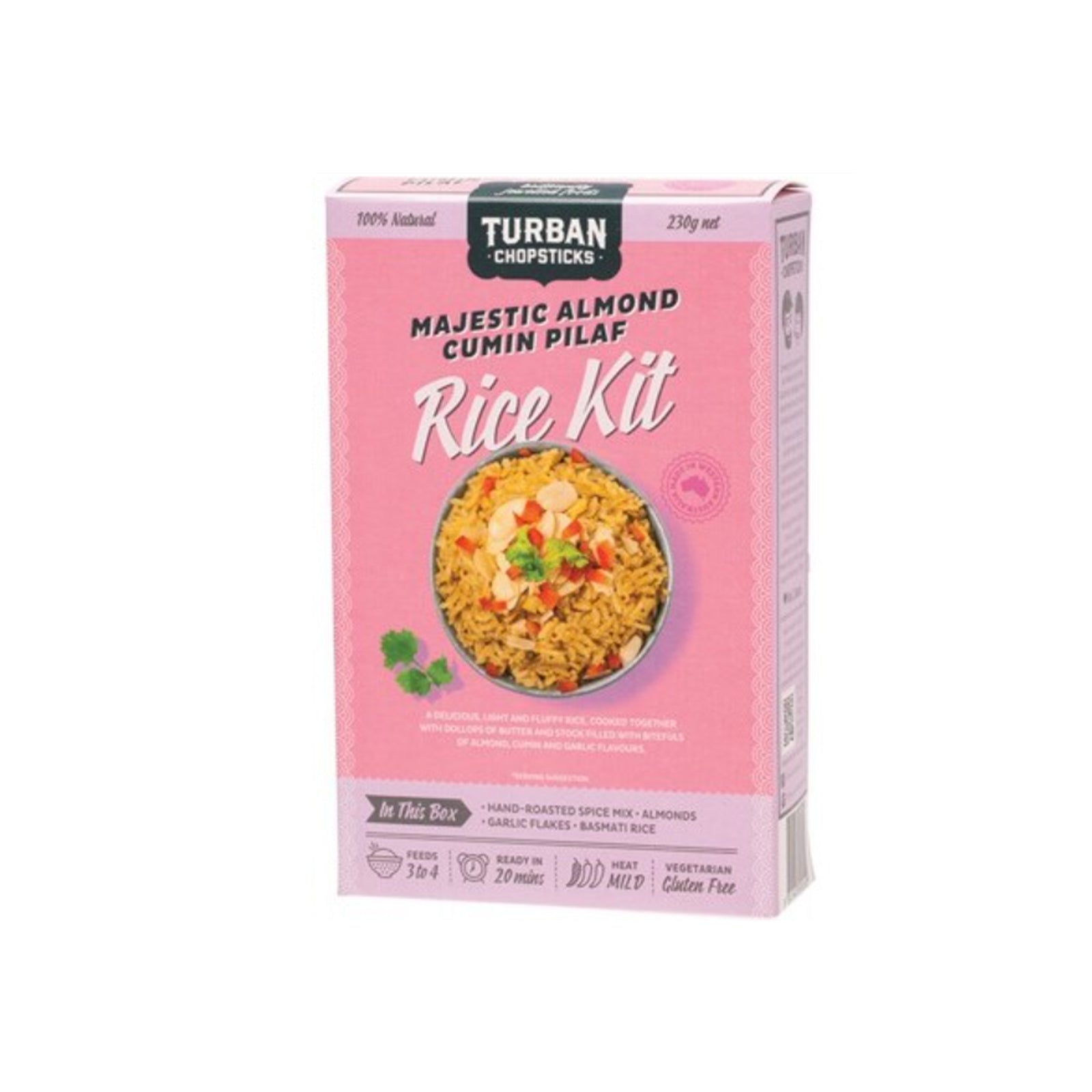 Turban Chopsticks - Rice Kit - Almond Cumin 230g