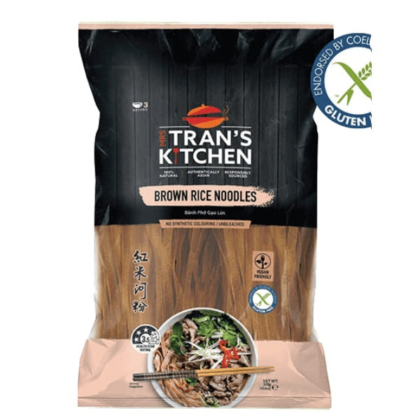Mrs Trans - Noodle - Flat Brown Rice 300g
