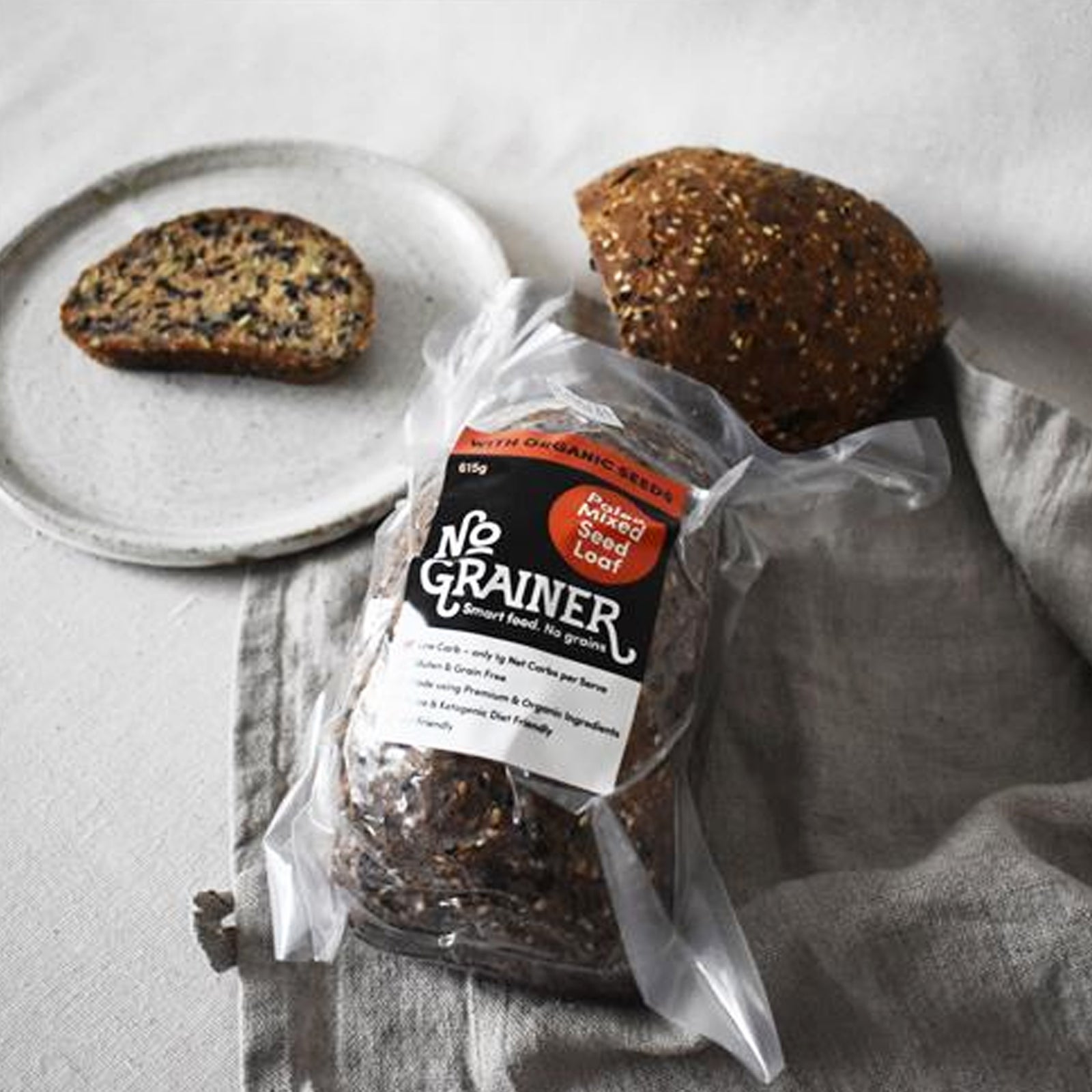 No Grainer Paleo Apricot, Fig & Walnut Loaf 800g