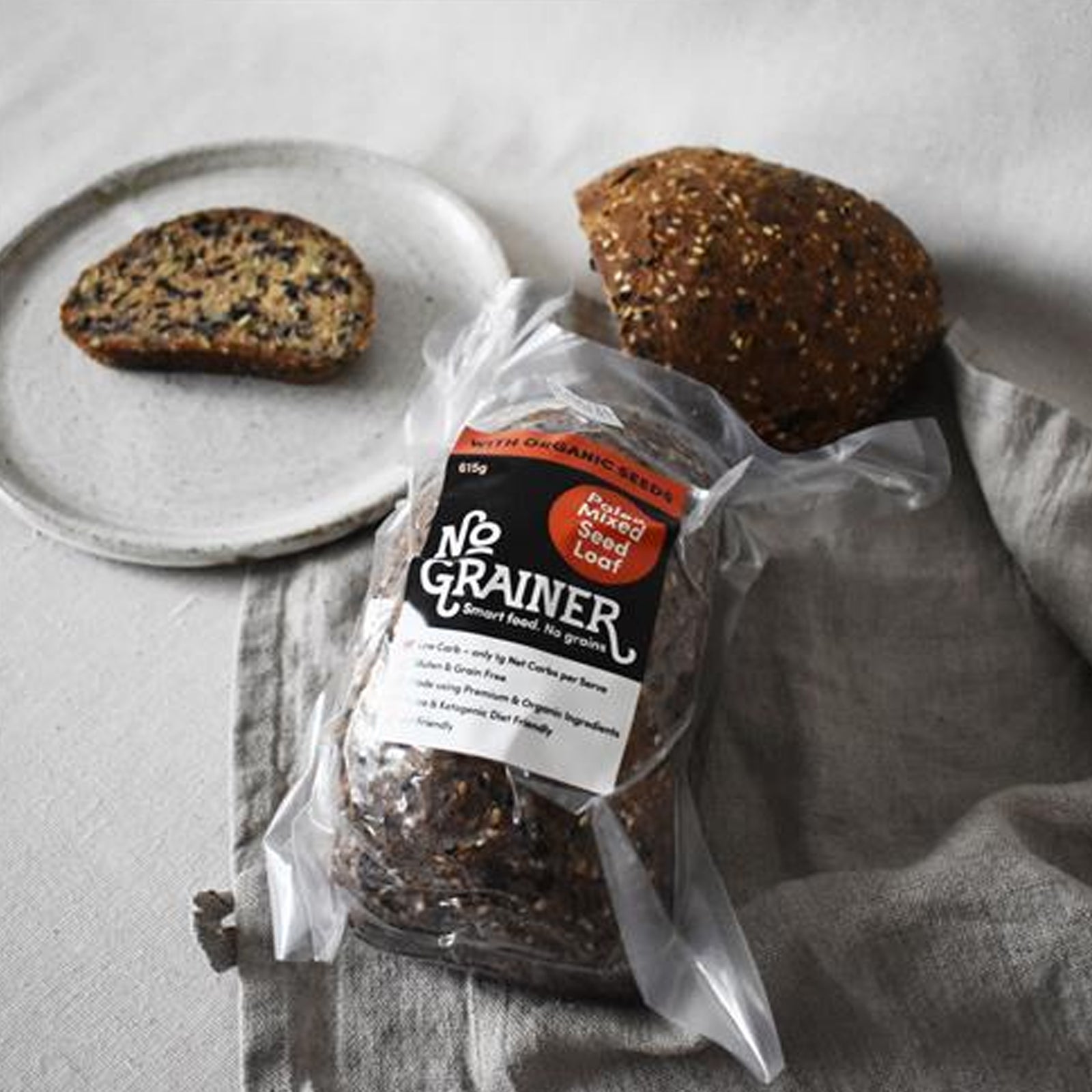 No Grainer Paleo Bread Mixed Seed 620g