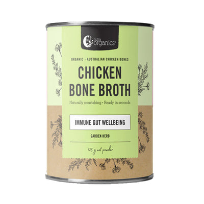 Nutra Organics - Chicken Bone Broth - Garden Herb 125g