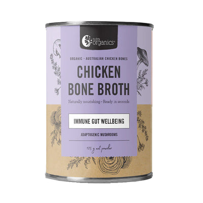 Nutra Organics - Chicken Bone Broth - Adaptogenic Mushrooms 125g