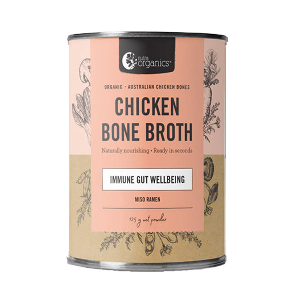 Nutra Organics - Chicken Bone Broth - Miso Ramen 125g