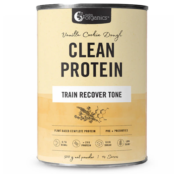 Nutra Organics - Clean Protein - Vanilla Cookie Dough 500g