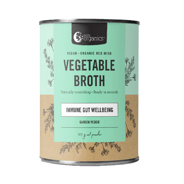 Nutra Organics - Vegetable Broth - Garden Veggie 125g