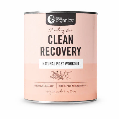 Nutra Organics - Clean Recovery - Strawberry Lime Post Workout 250g