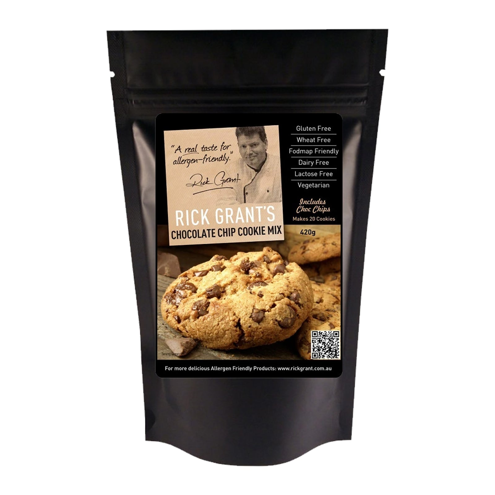 Rick Grants Mix Choc Chip Cookie 420g