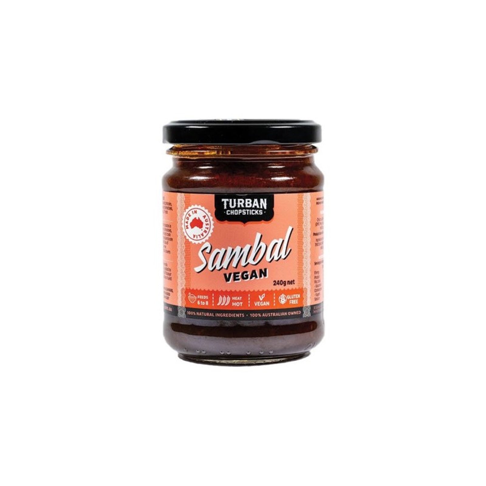 Turban Chopsticks - Paste - Vegan Sambal 240g