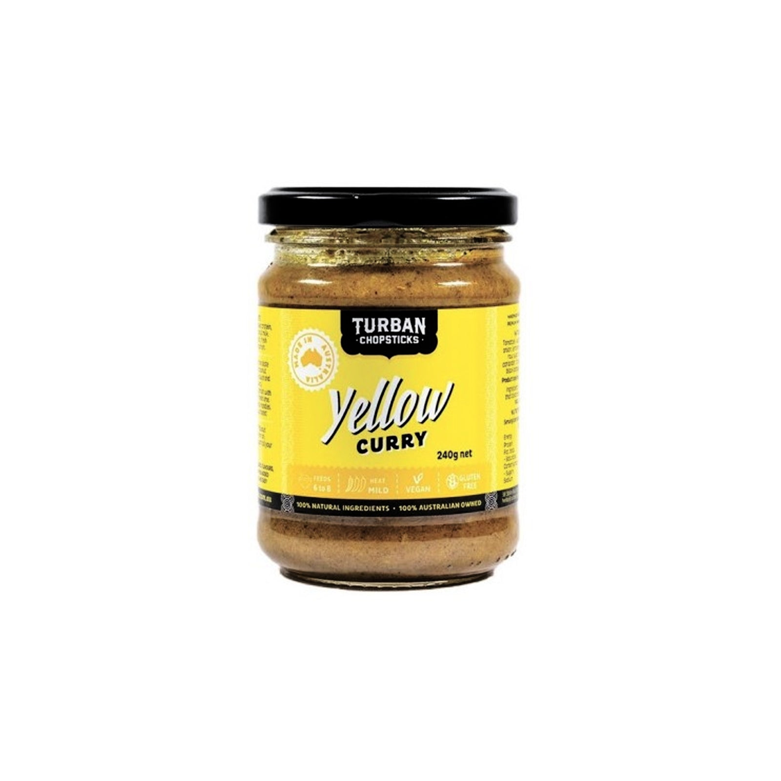 Turban Chopsticks - Paste - Yellow Curry 240g