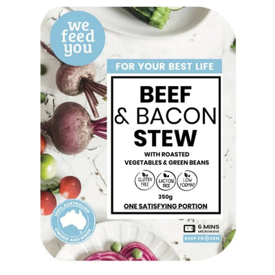 We Feed You - Beef & Bacon Stew W/ Veggies 350g