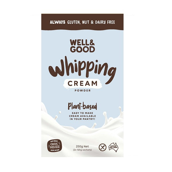 Well and Good - Mix - Plant Based Whipping Cream 250g