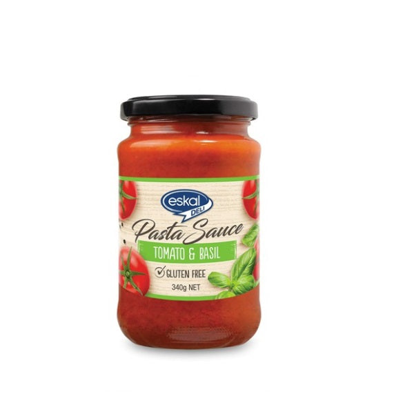 Eskal Pasta Sauce - Tomato & Basil 340g