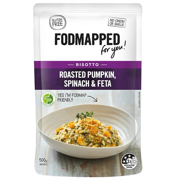 Fodmapped - Risotto - Roasted Pumpkin, Spinach & Feta 500g