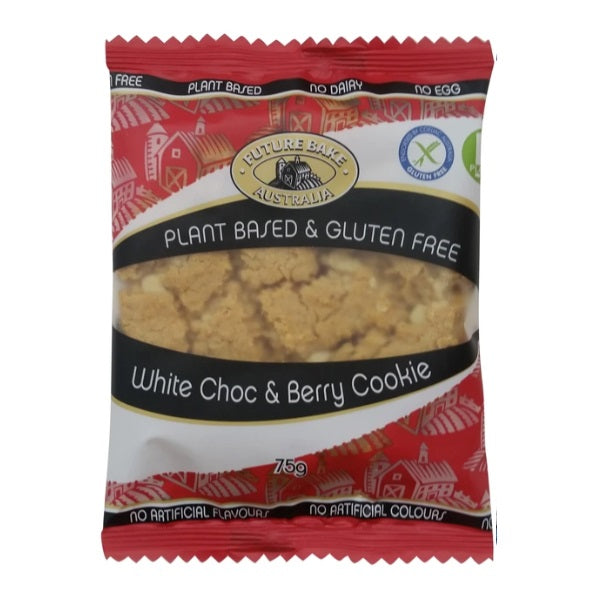 Future Bake Plant Based White Choc & Berry Cookie 75g