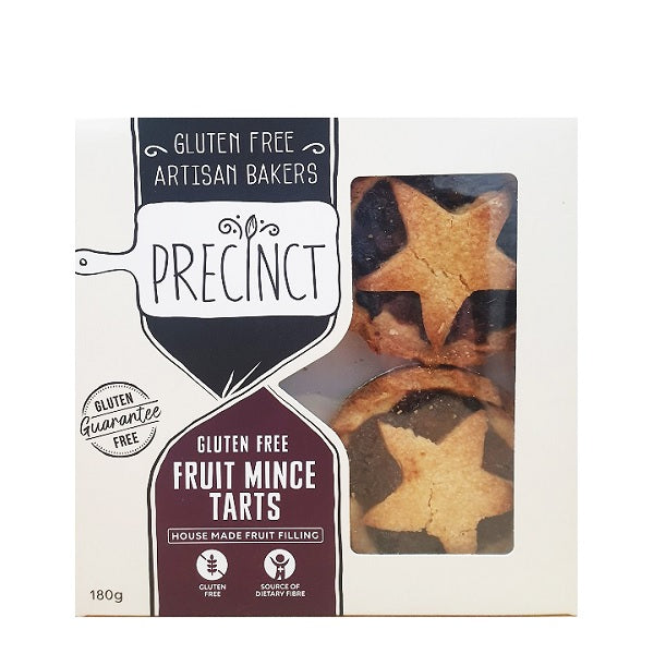 PRE ORDER: GF Precinct - Fruit Mince Tarts 4 Pack - shipping Nov 4th